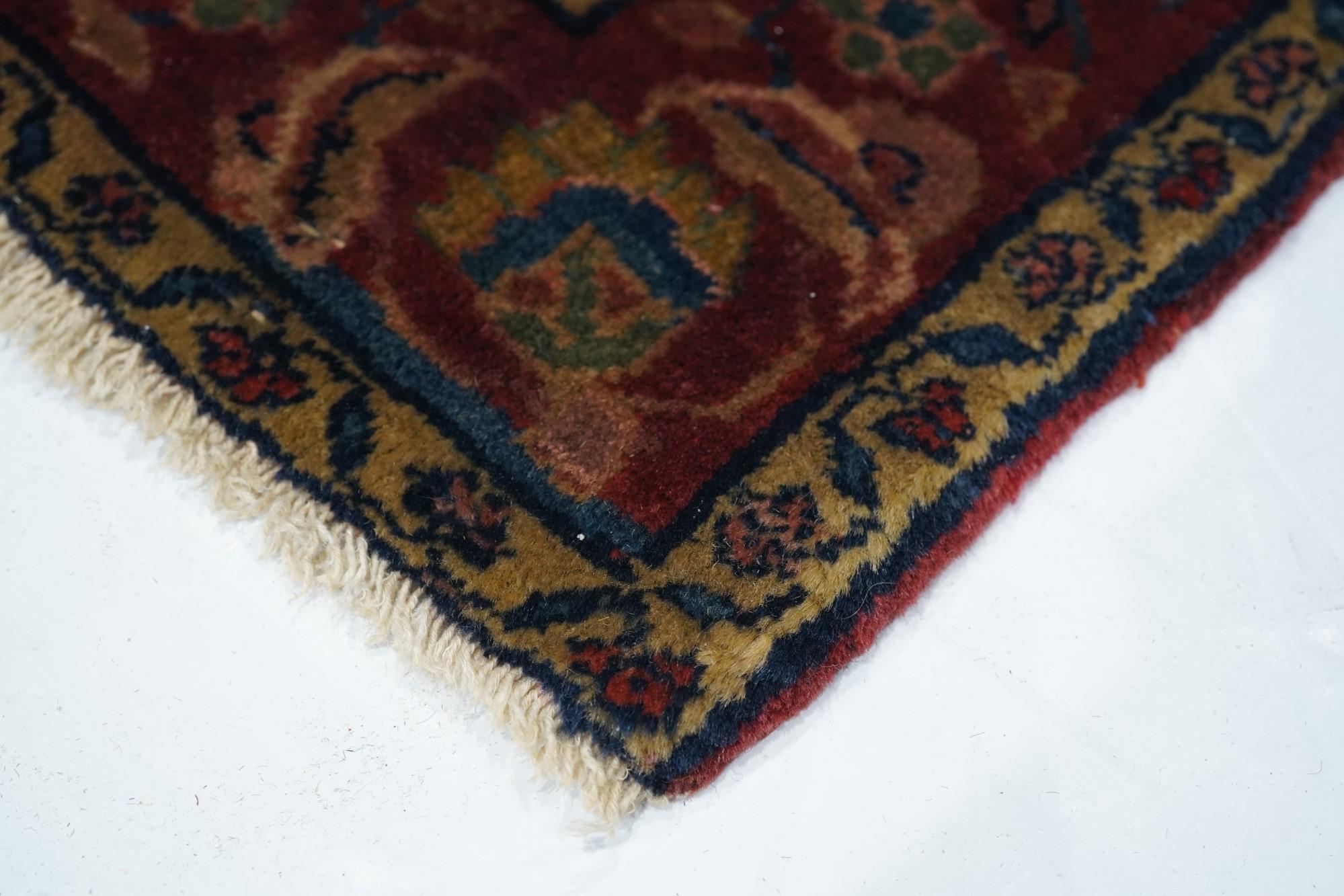 Persian Antique Sarouk Rug 2'7'' x 4'10'' For Sale