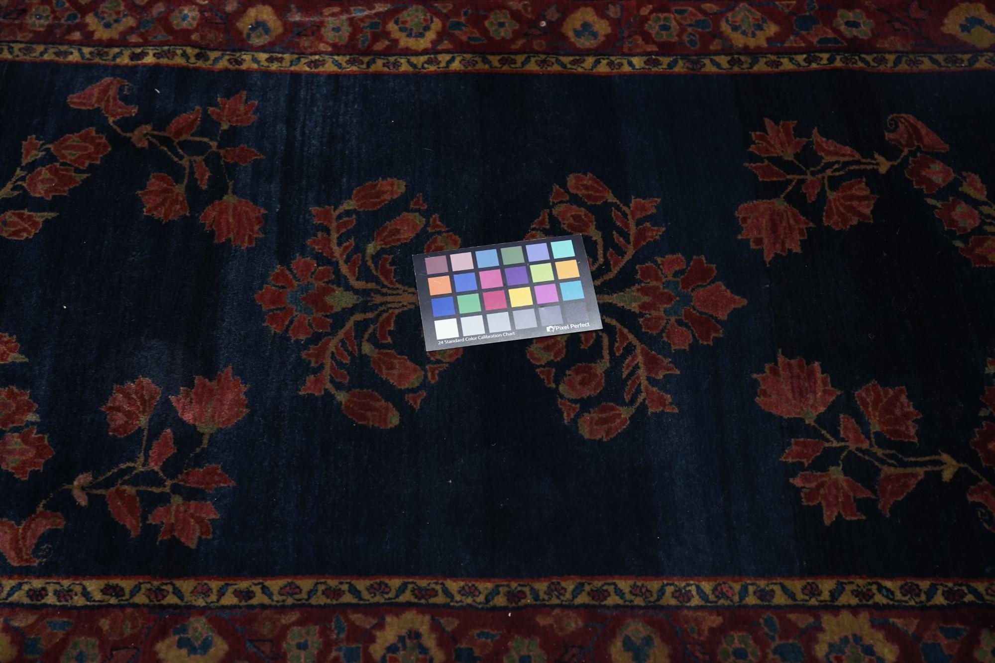 Antique Sarouk Rug 2'7'' x 4'10'' For Sale 1