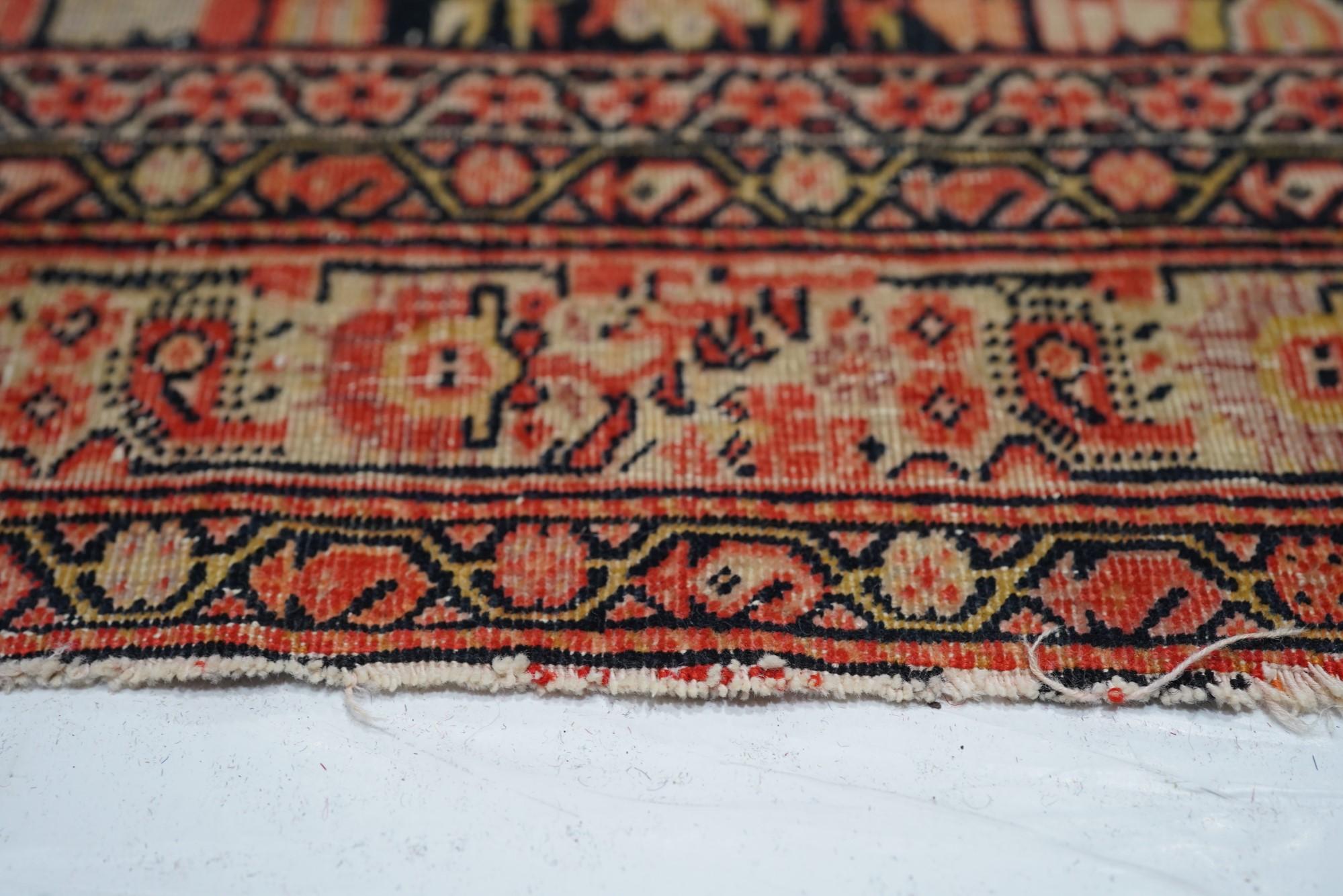 Late 19th Century Antique Farahan Rug  For Sale