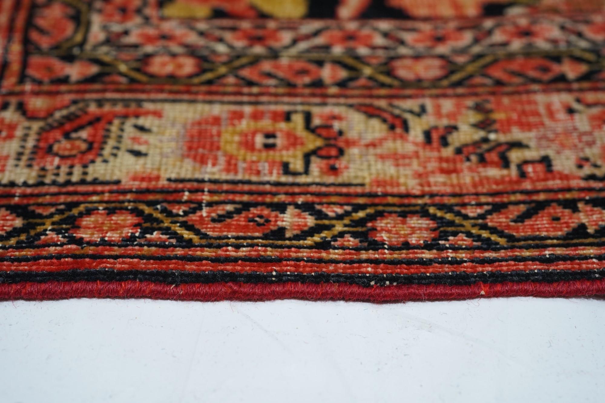 Wool Antique Farahan Rug 3'11'' x 6'3'' For Sale