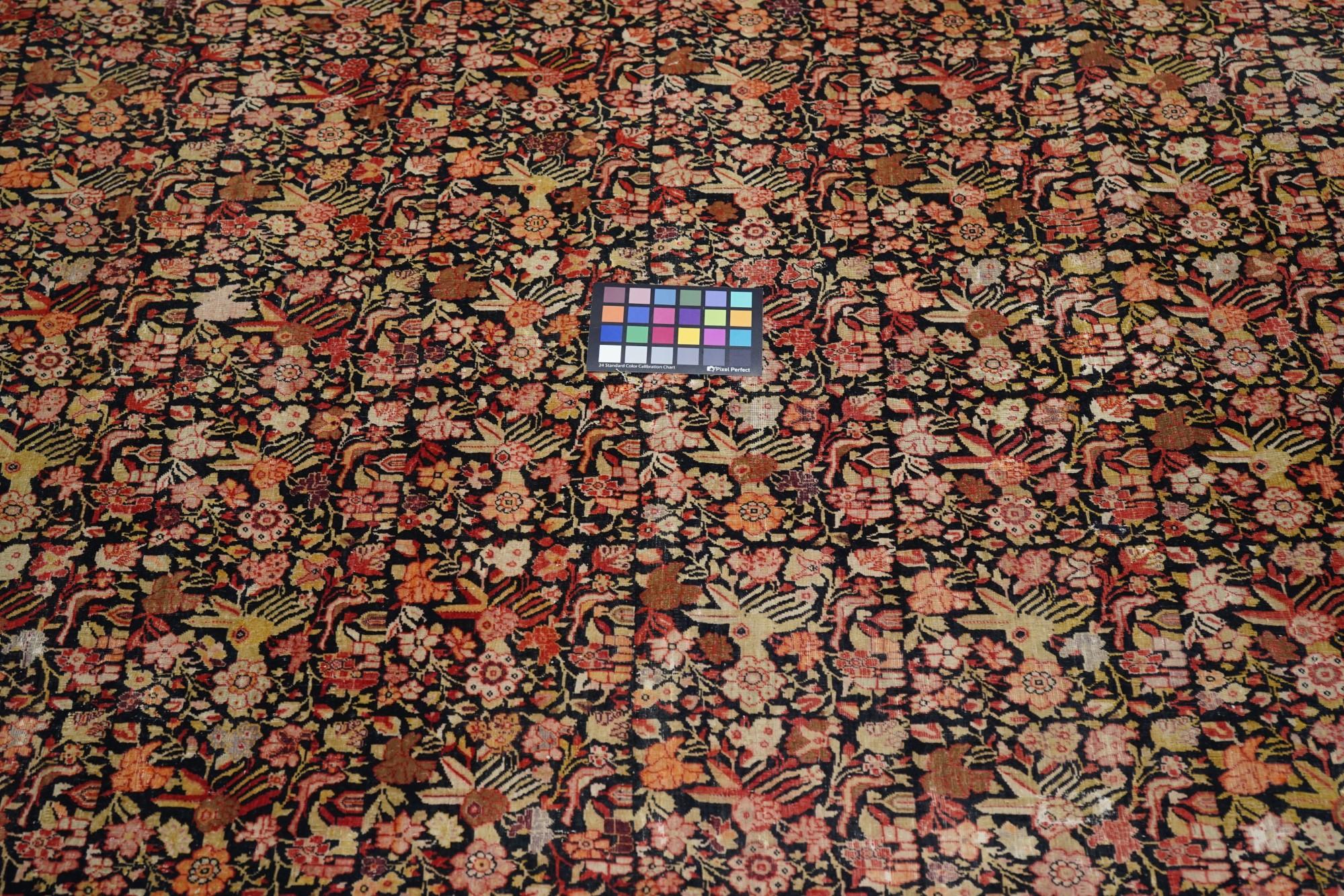 Antique Farahan Rug 3'11'' x 6'3'' For Sale 4