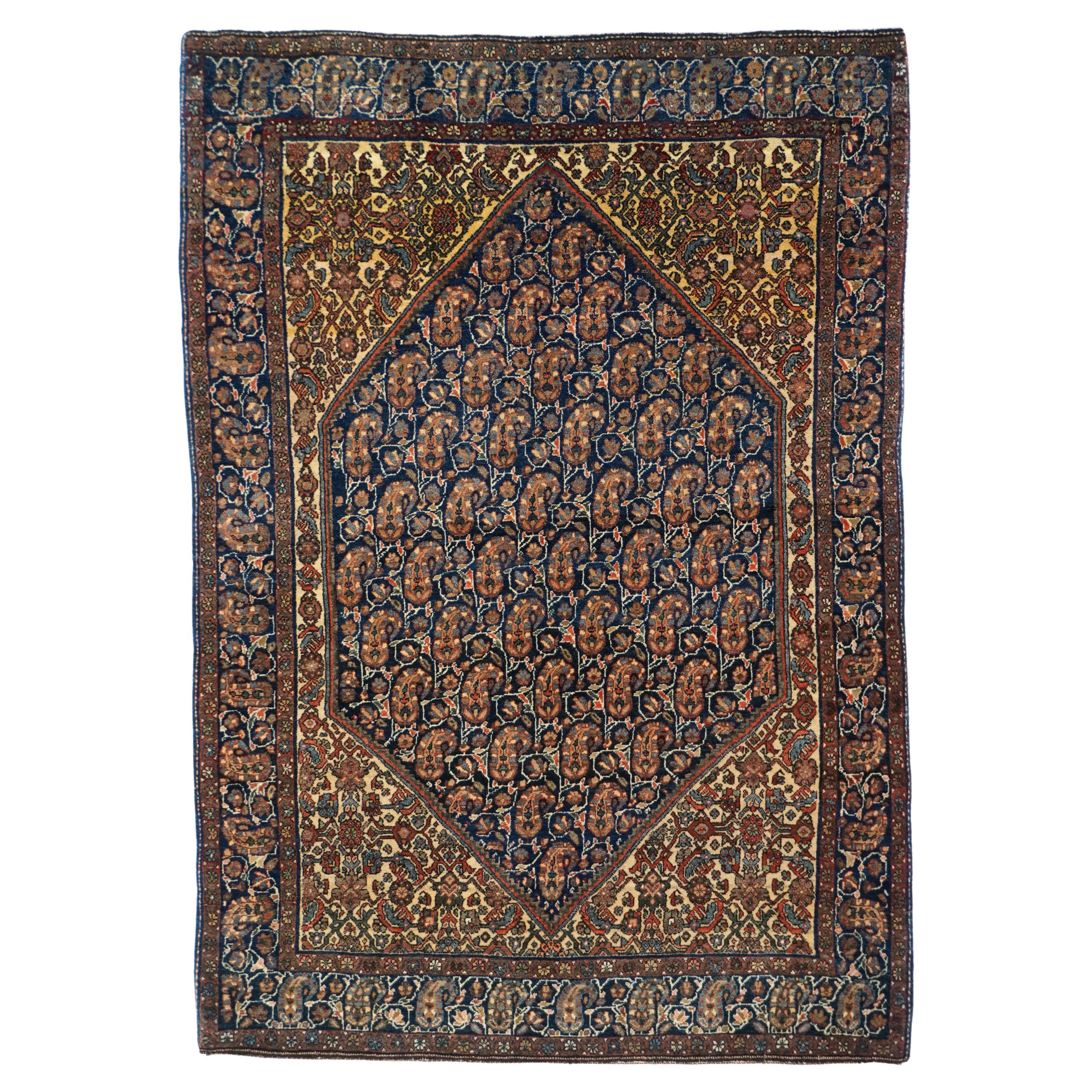 Antique Sarouk Rug For Sale