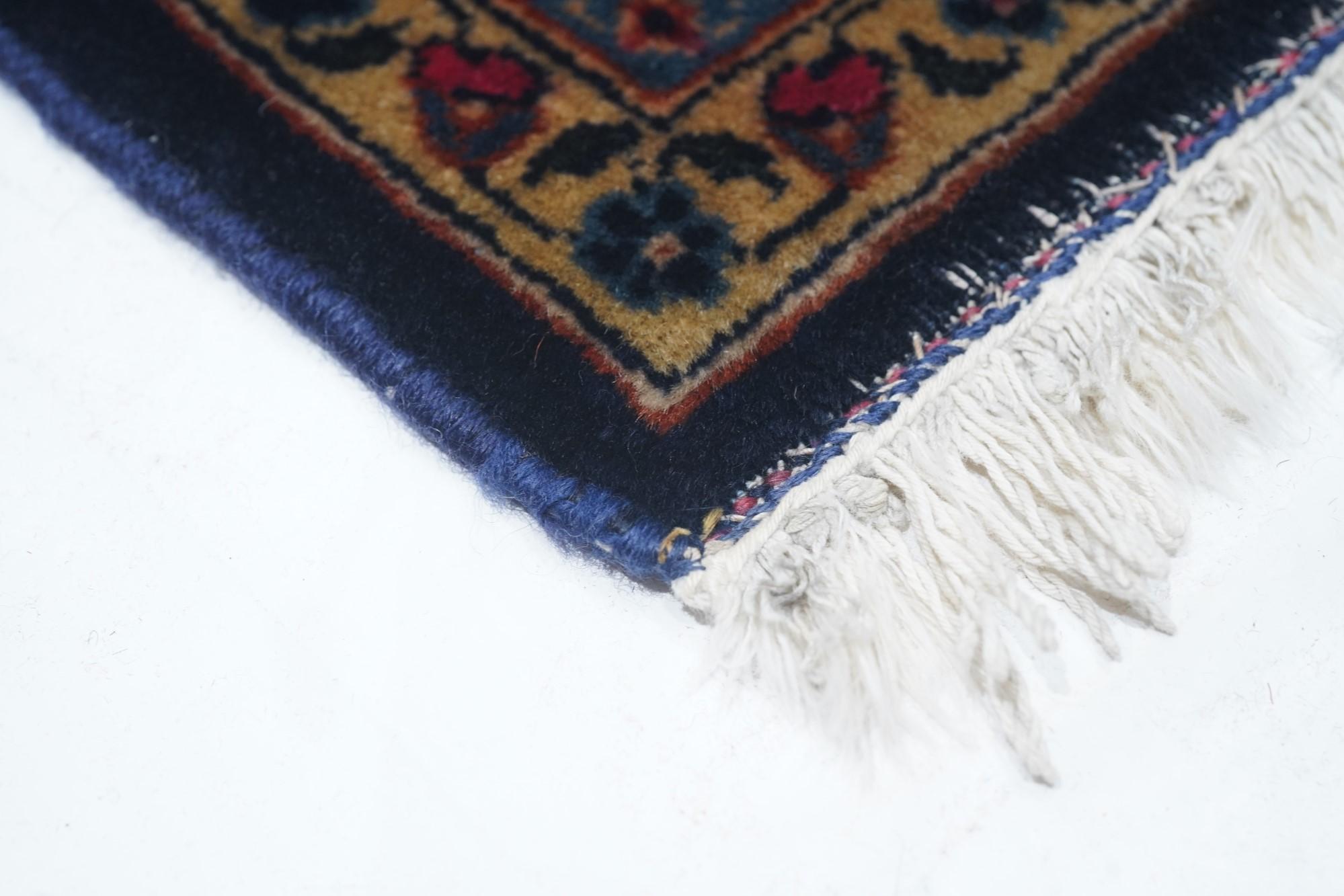Persian Antique Manchester Kashan Rug For Sale