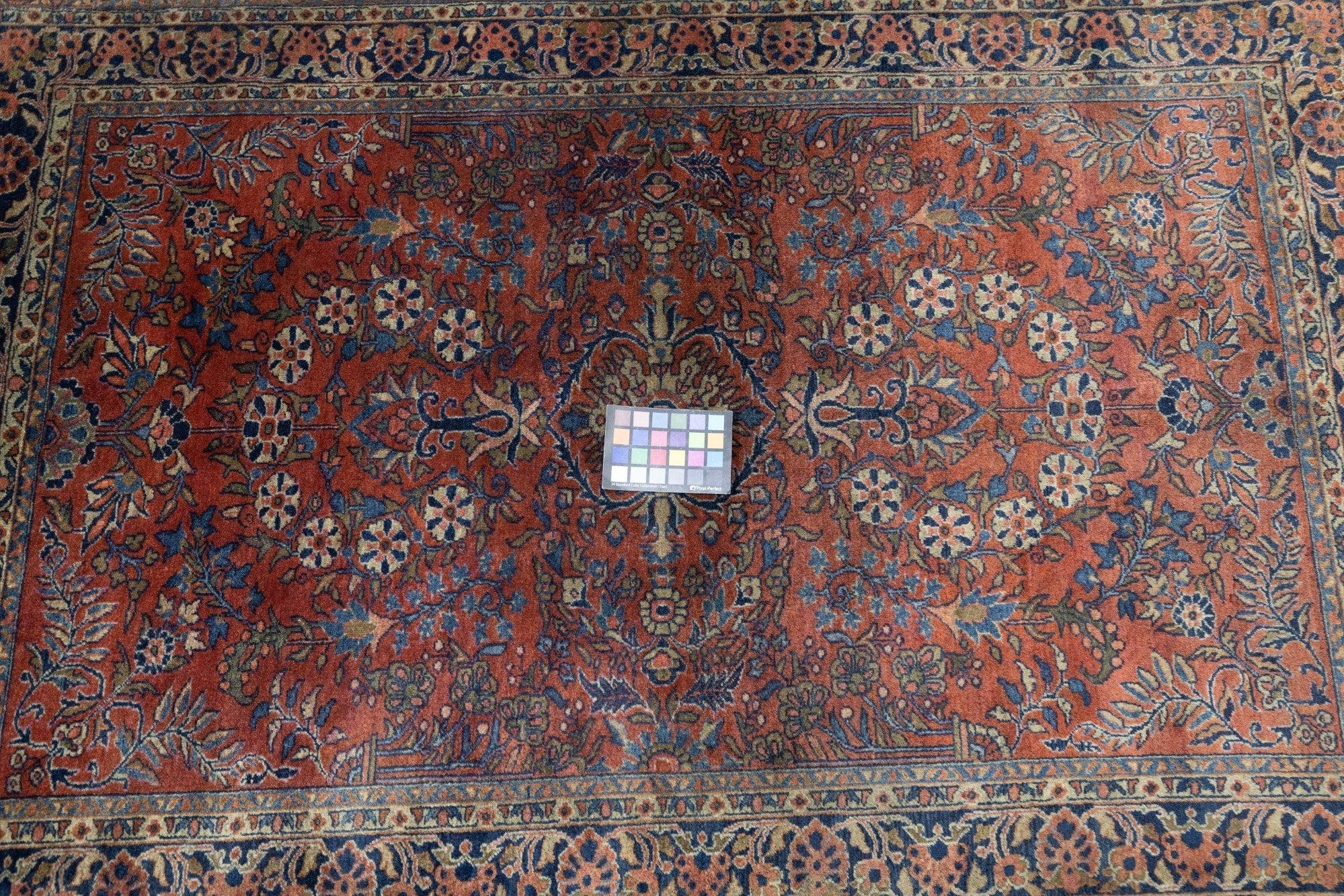 Antiker Sarouk-Teppich 4'0