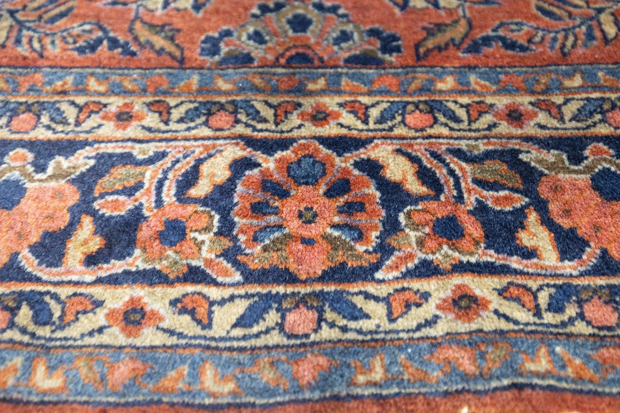 Antiker Sarouk-Teppich 4'0