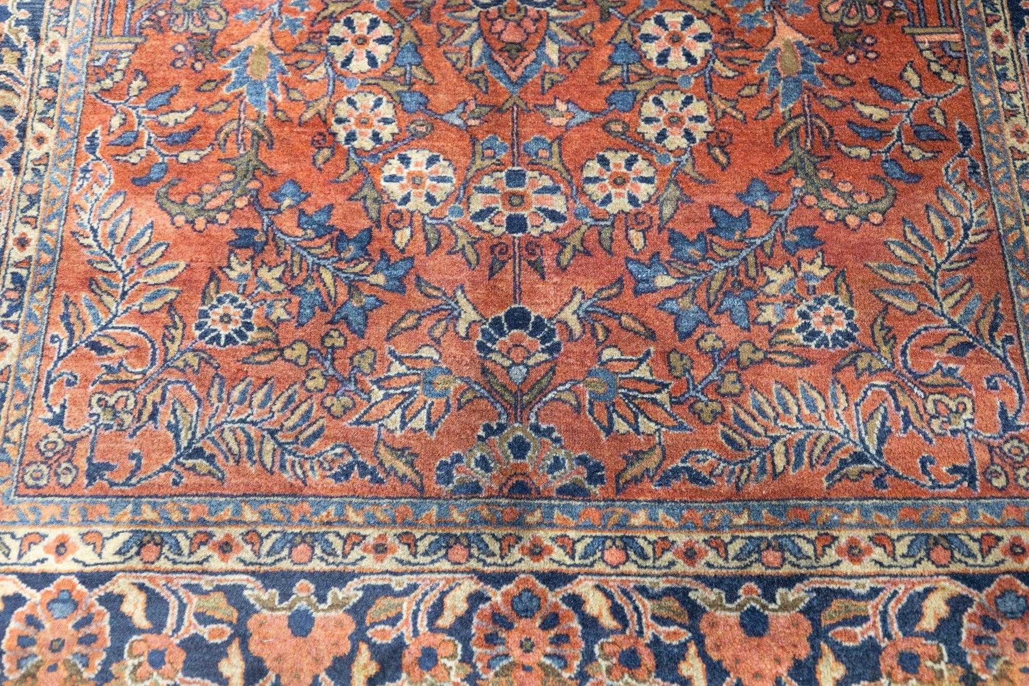Antiker Sarouk-Teppich 4'0
