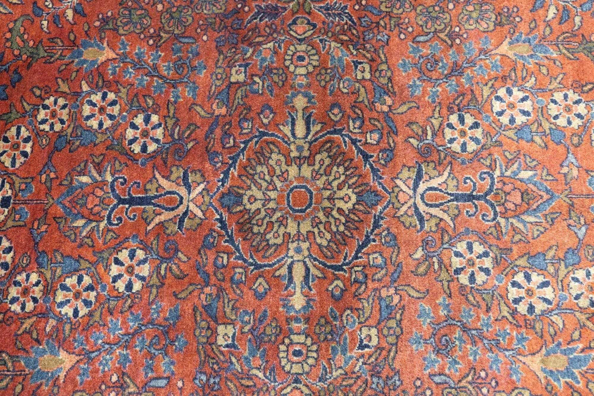 Antiker Sarouk-Teppich 4'0