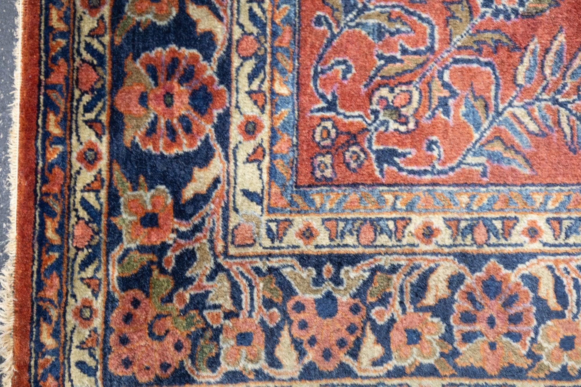 Antiker Sarouk-Teppich 4'0