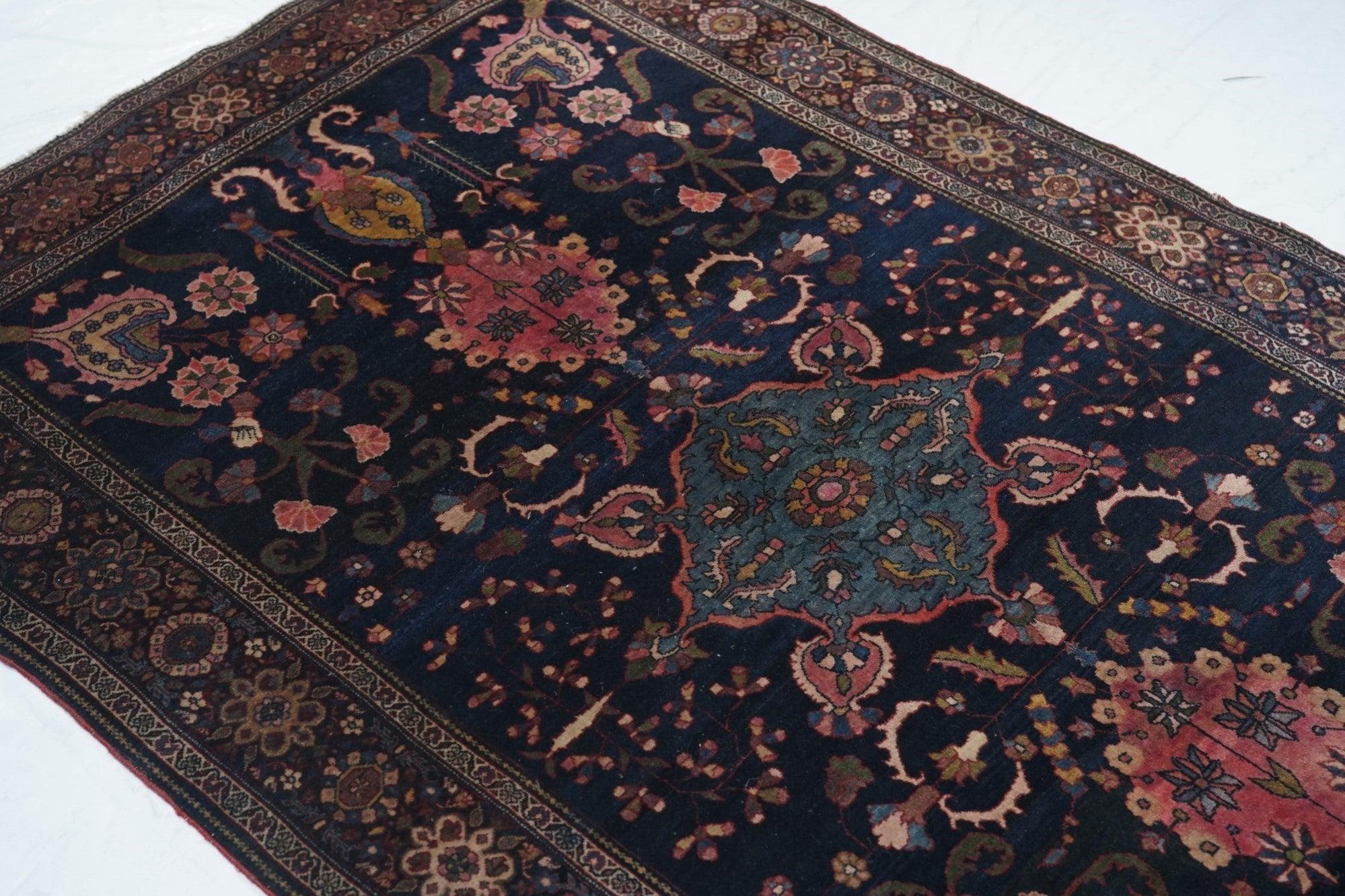 Antiker Sarouk-Teppich 4'0