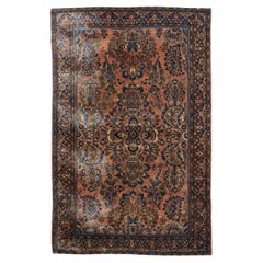 Antiker Sarouk-Teppich 4'0'' x 7'6''