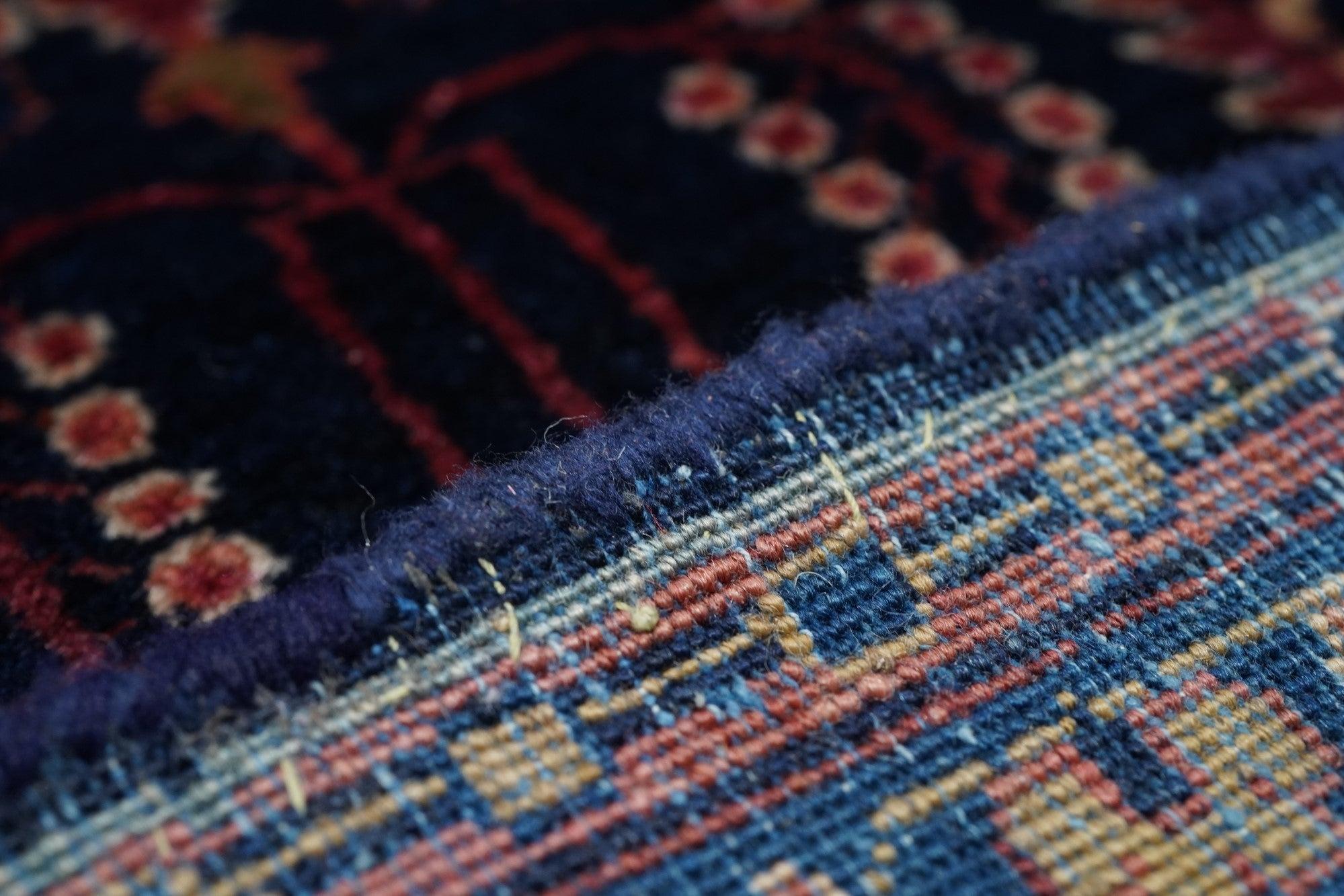 Antique Sarouk Rug 4'1'' x 6'7'' For Sale 1
