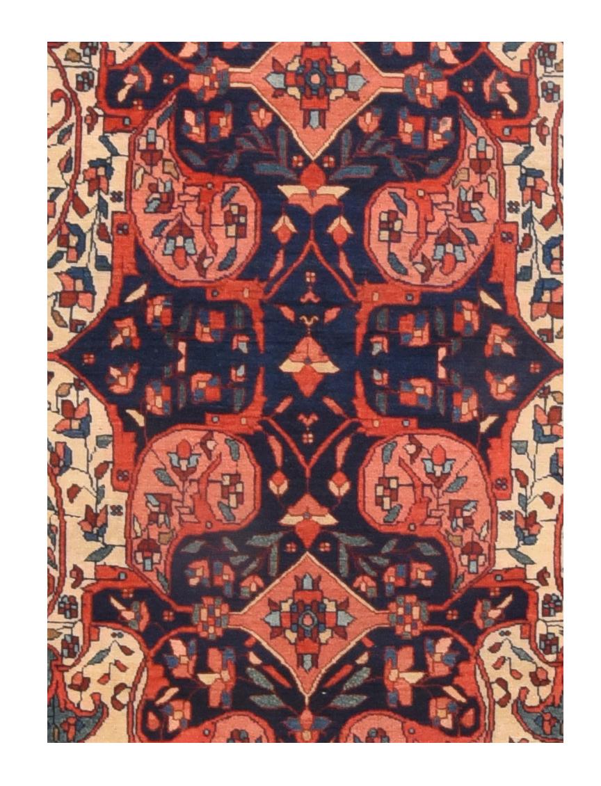 Asian Antique Sarouk Rug For Sale