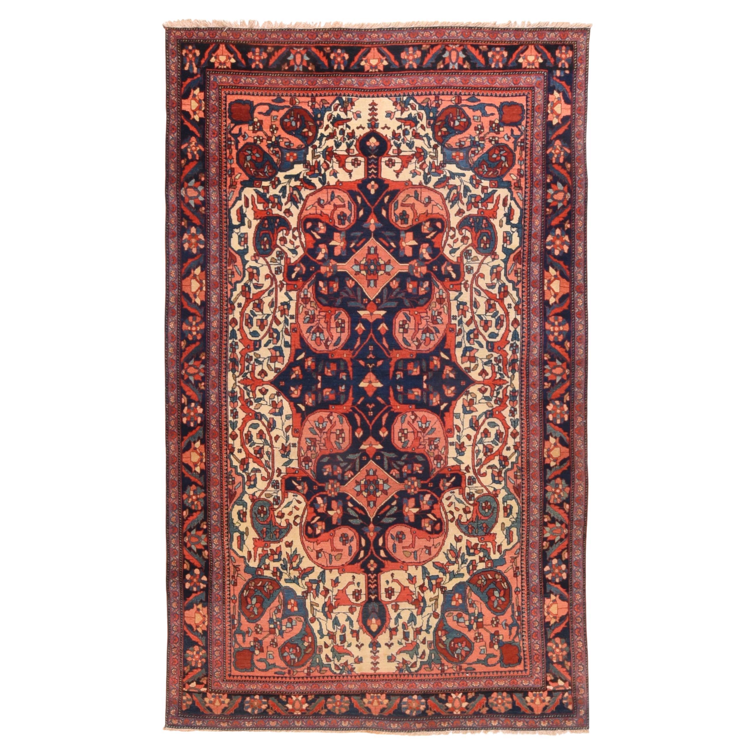 Antique Sarouk Rug 4'1'' x 6'9''