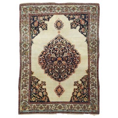 Antique Sarouk Rug 4'2'' x 5'10''