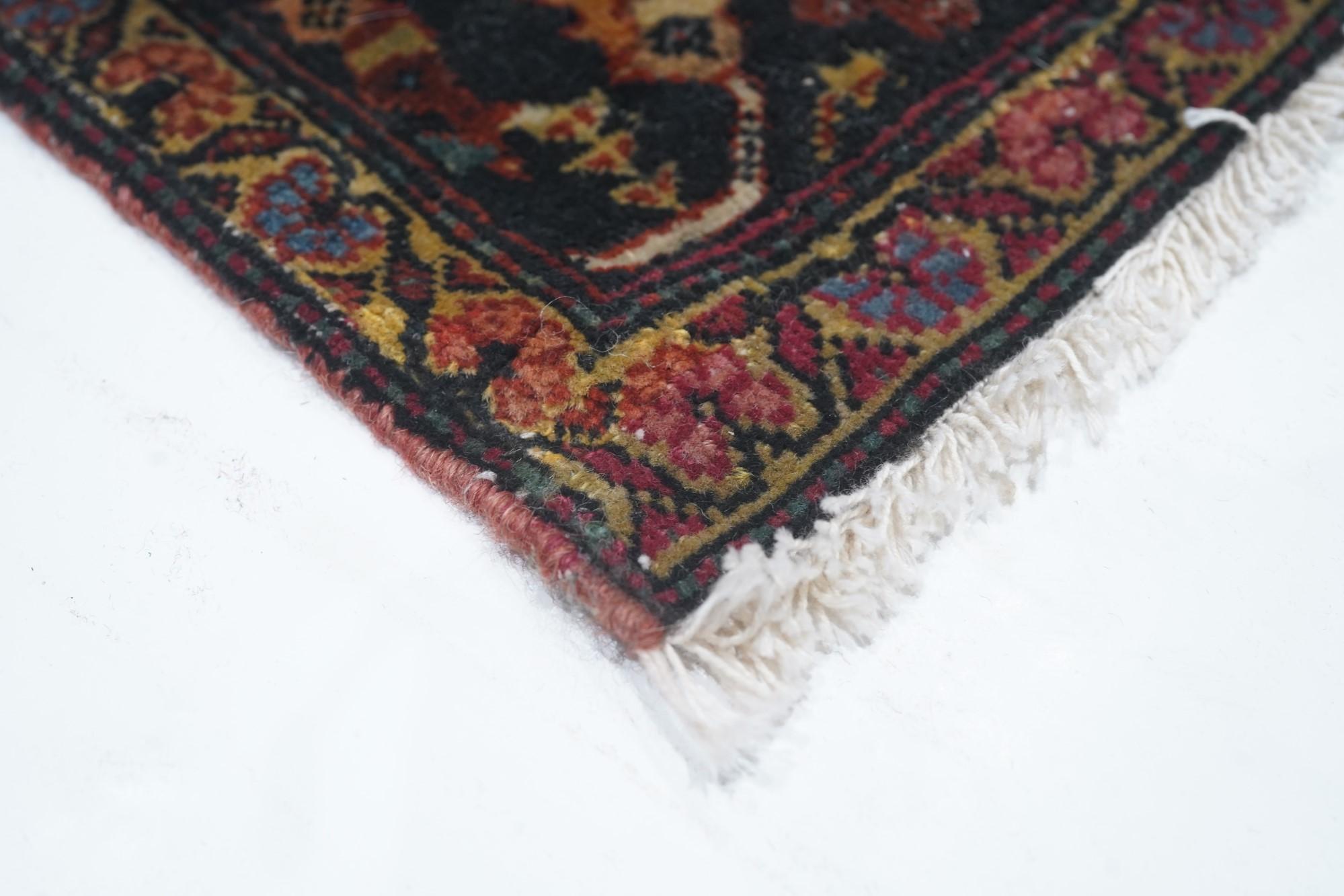 Asian Antique Sarouk Rug For Sale