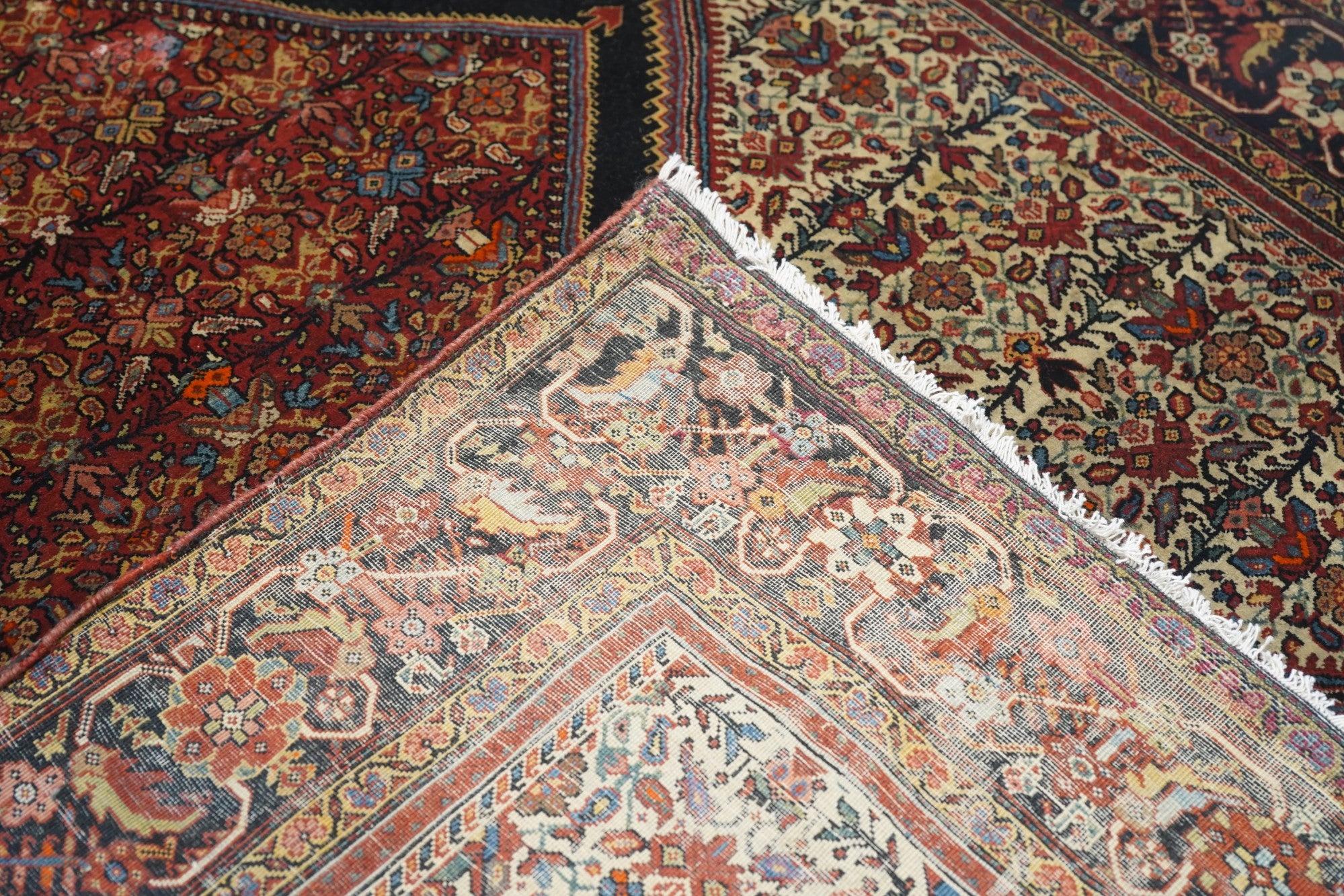 Antique Sarouk Rug 4'2