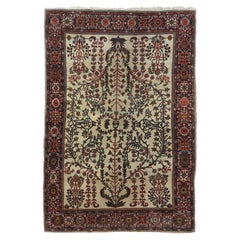 Antique Sarouk Rug 4'3'' x 6'5''