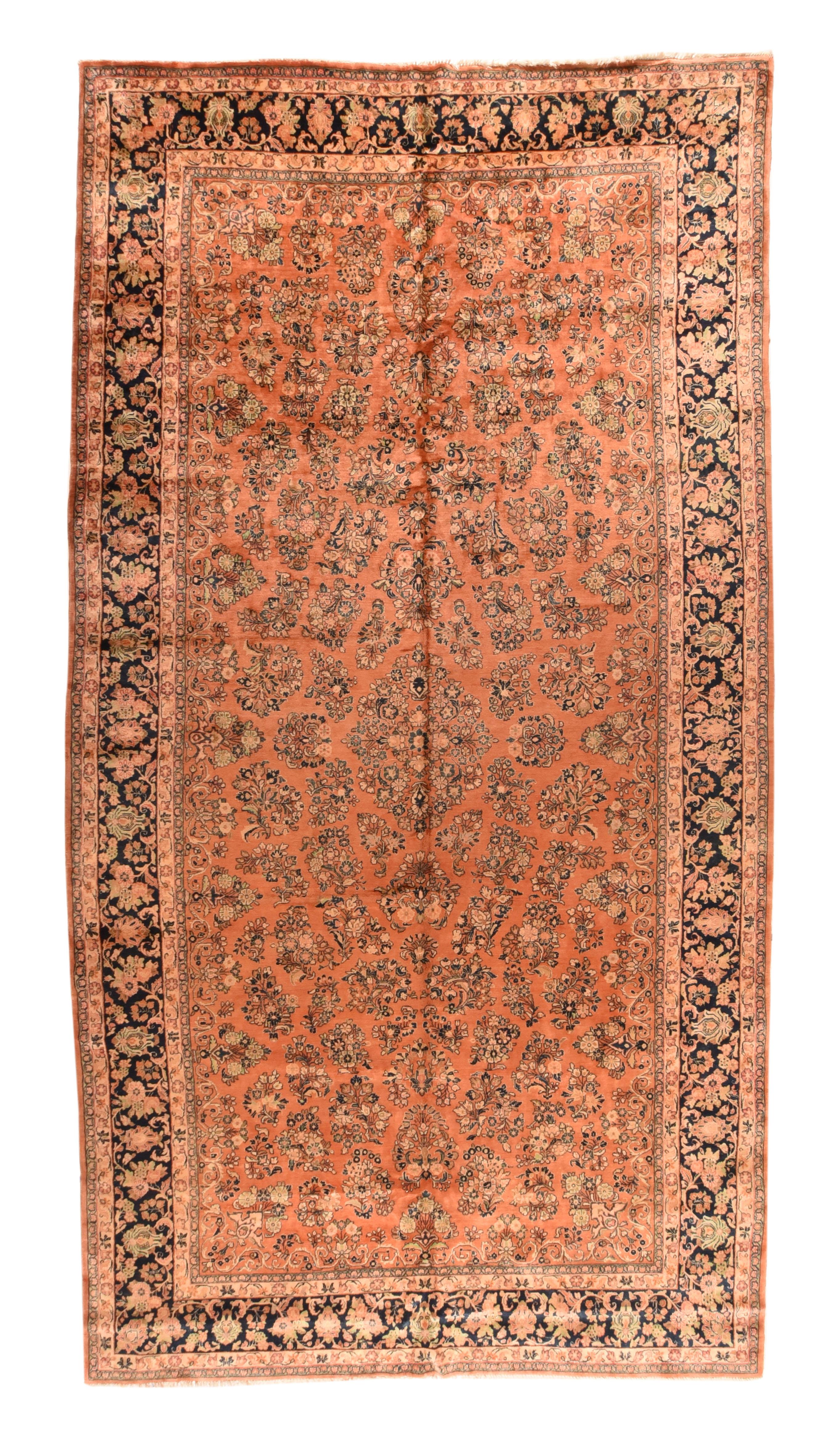 Antiker Sarouk-Teppich 8'11'' x 17'8'' im Zustand „Hervorragend“ im Angebot in New York, NY