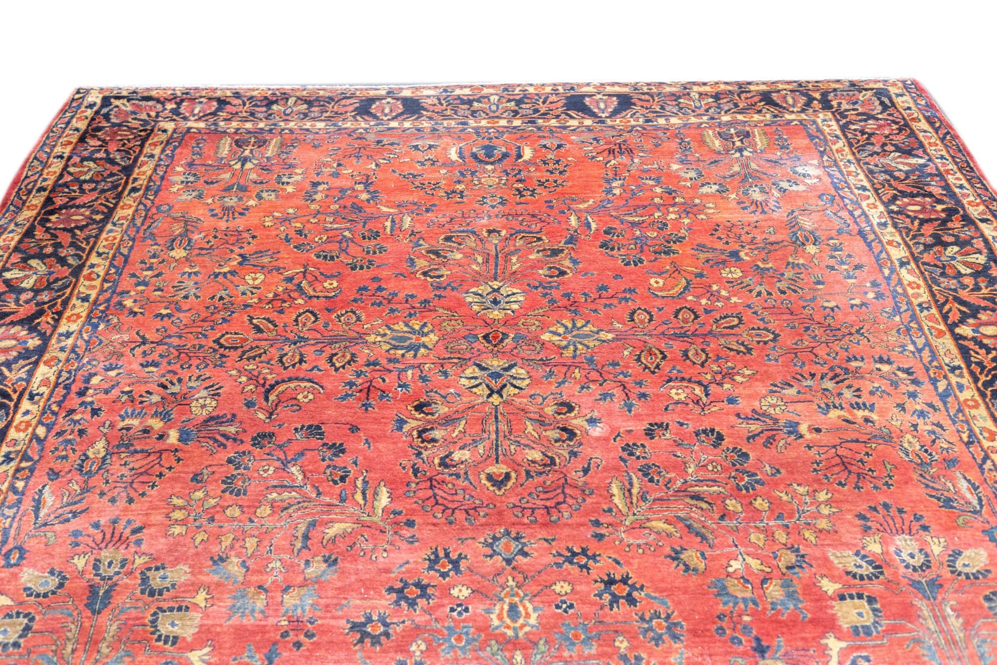 Antiker Sarouk-Teppich 9'2'' x 11'3'' (20. Jahrhundert) im Angebot