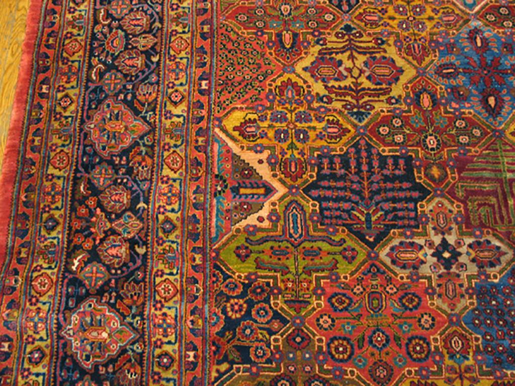 1920s Persian Sarouk Mohajeran Carpet ( 8'10