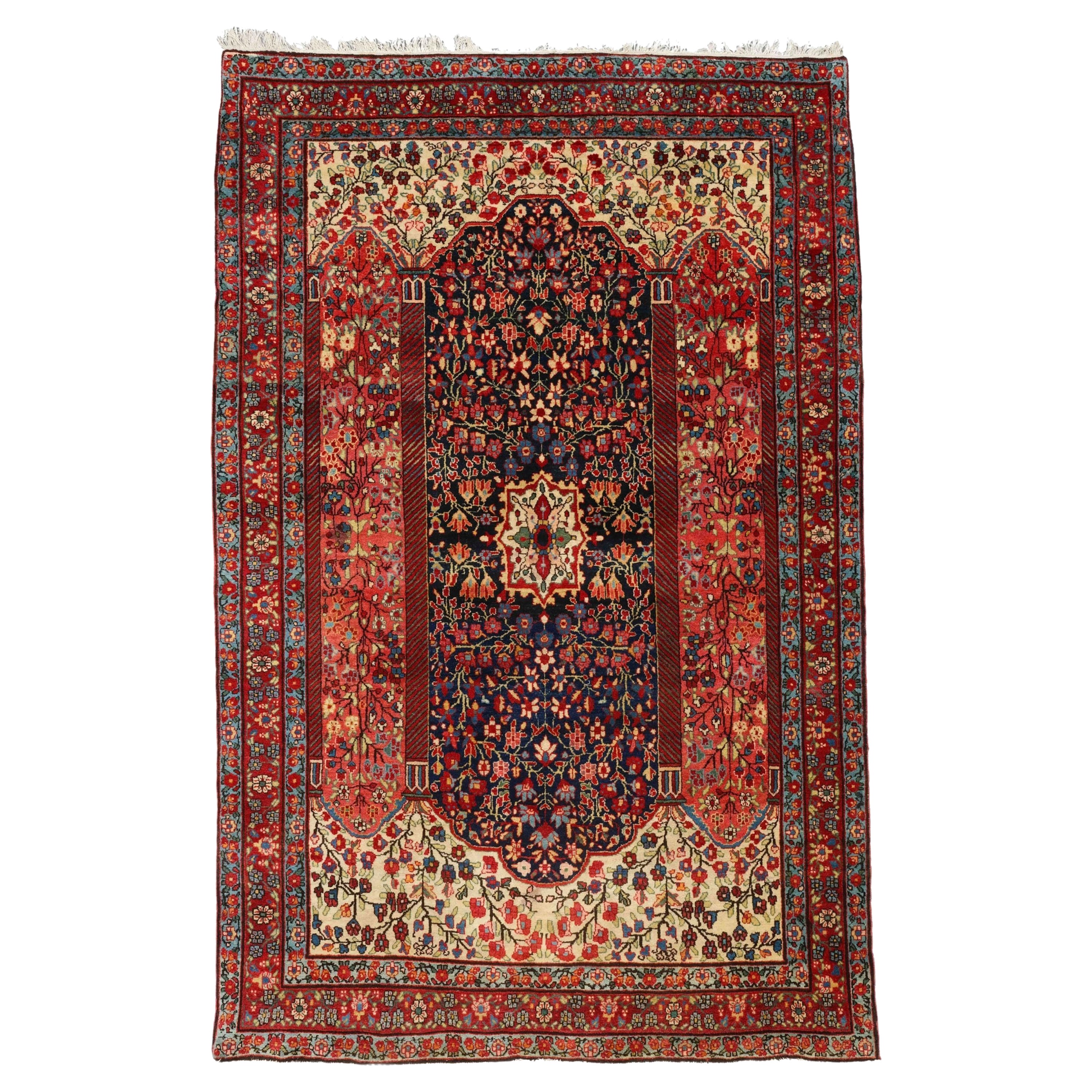 Tapis Sarouk ancien - Fin du 19ème siècle Tapis Sarouk, Tapis vintage, Tapis ancien