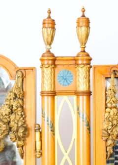 Antique Satinwood and Marquetry Dressing Table Waring and Gillow, 19th Century
