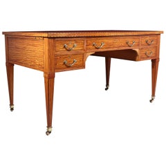 Antique Satinwood Desk, circa 1890