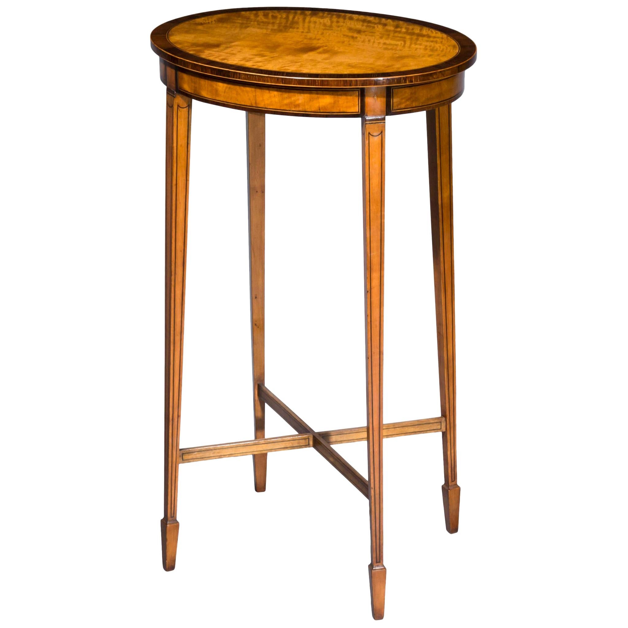 oval lamp table