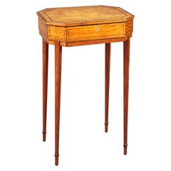 Antique Satinwood Work Table