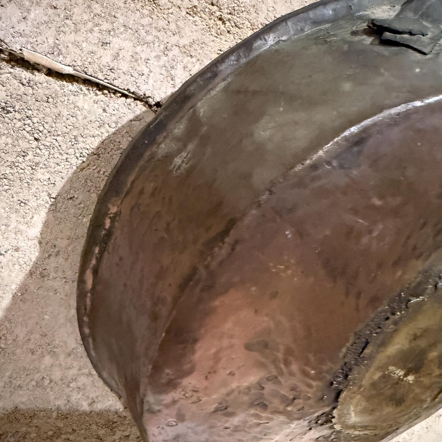 Antike Sauté-Pfanne aus Kupfer und Messing Kochgeschirr im Stil DH & M Arts & Crafts Period im Angebot 6