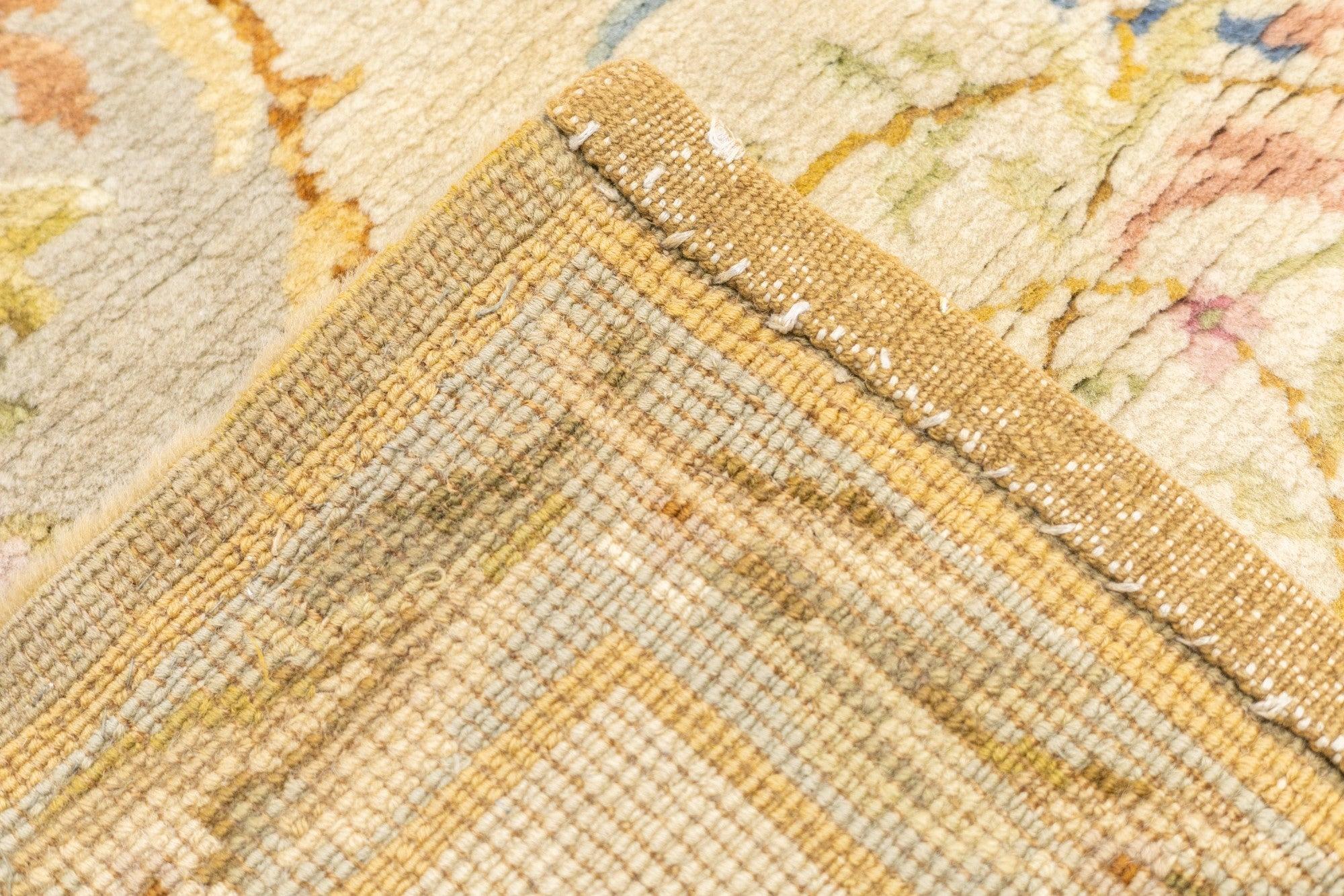 Antique Savonnerie (One of pair) Rug 3'2'' x 5'2'' For Sale 7