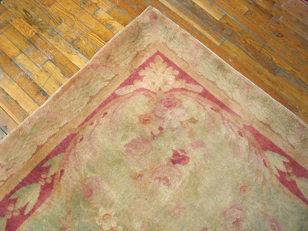 Hand-Knotted Early 20th Century French  Savonnerie Carpet ( 11' x 16'6