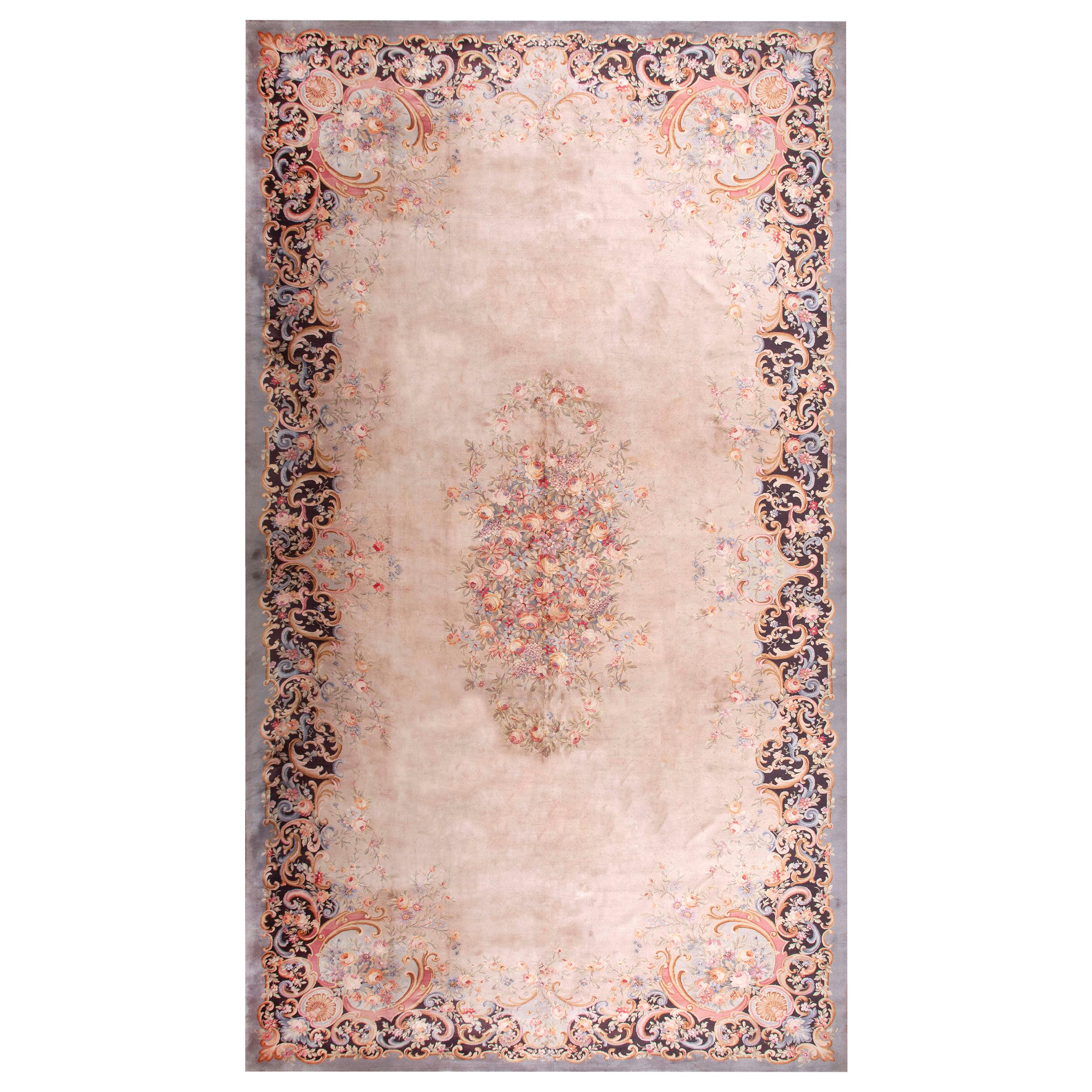 Antique Savonnerie Rug For Sale