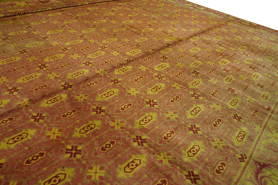 Early 20th Century Austrian Savonnerie Carpet ( 19'10'' x 20'8'' - 605 x 630 ) For Sale 2