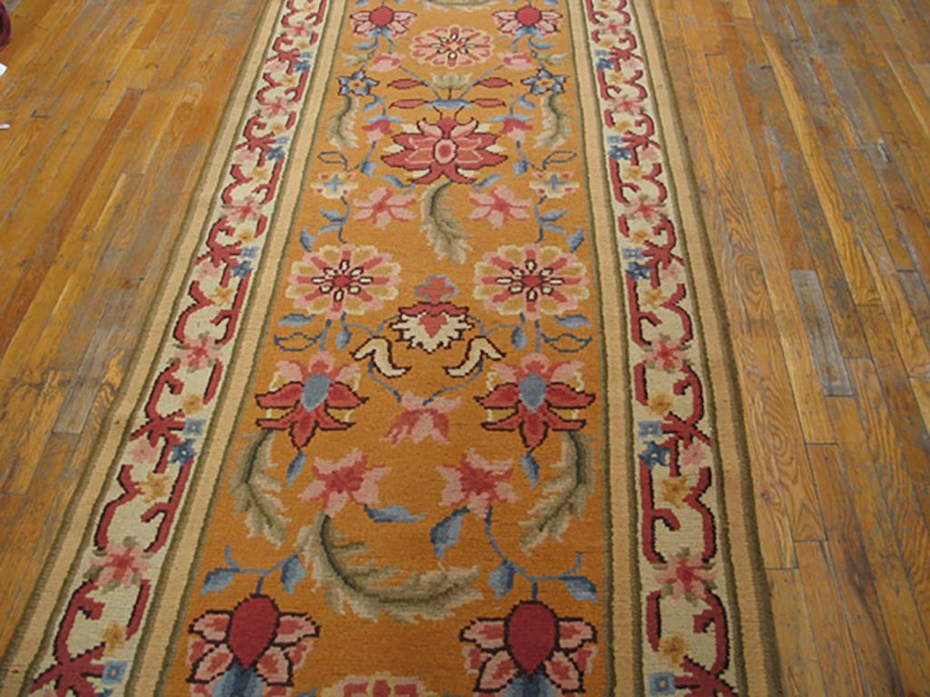 Spanish Antique Savonnerie Design Rug For Sale