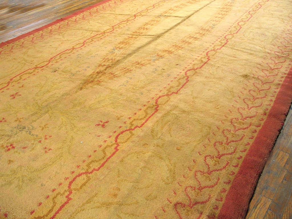 Hand-Knotted Antique Savonnerie Rug  9'8