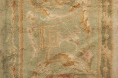 Antique Savonnerie Rug with Delicate Floral Sprays - Rug & Kilim