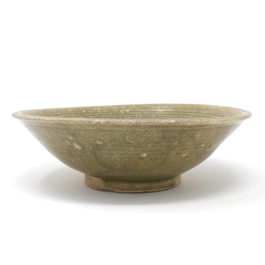 Ceramica Antica ciotola Sawakhalok Celadon, Thailandia, XIV-XV secolo. in vendita