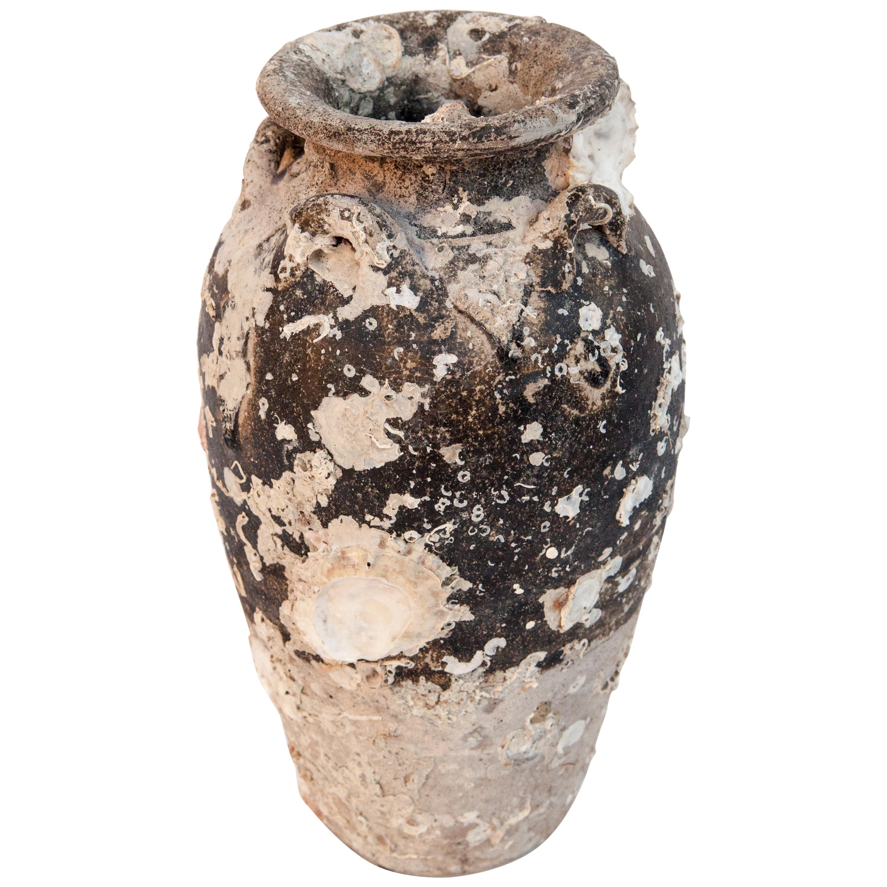 Antique Sawankhalok Jar with Encrustations, Sawankhalok, Thailand, 15th Century