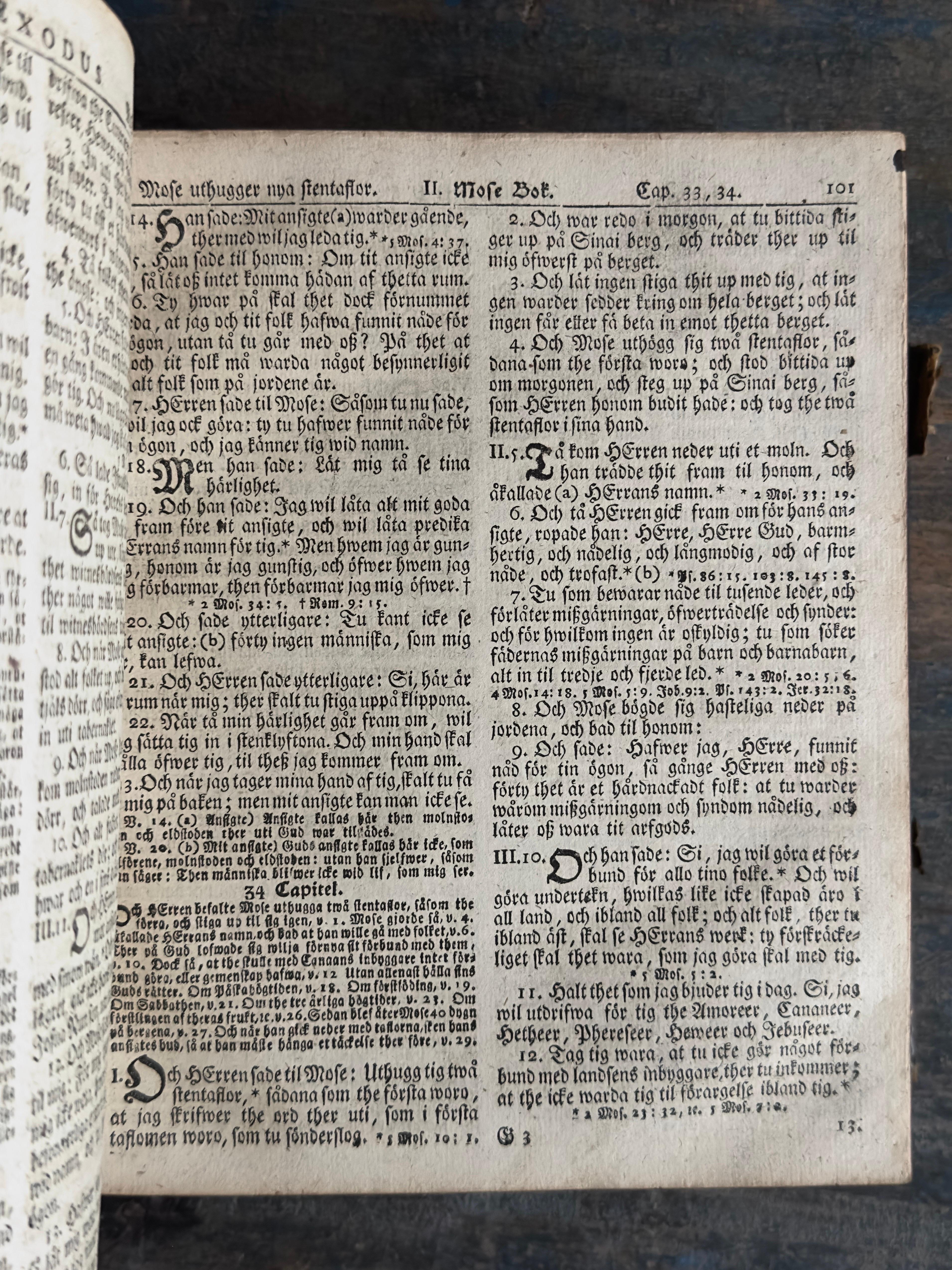 Antique Scandinavian Bible, Norway 1810 For Sale 7