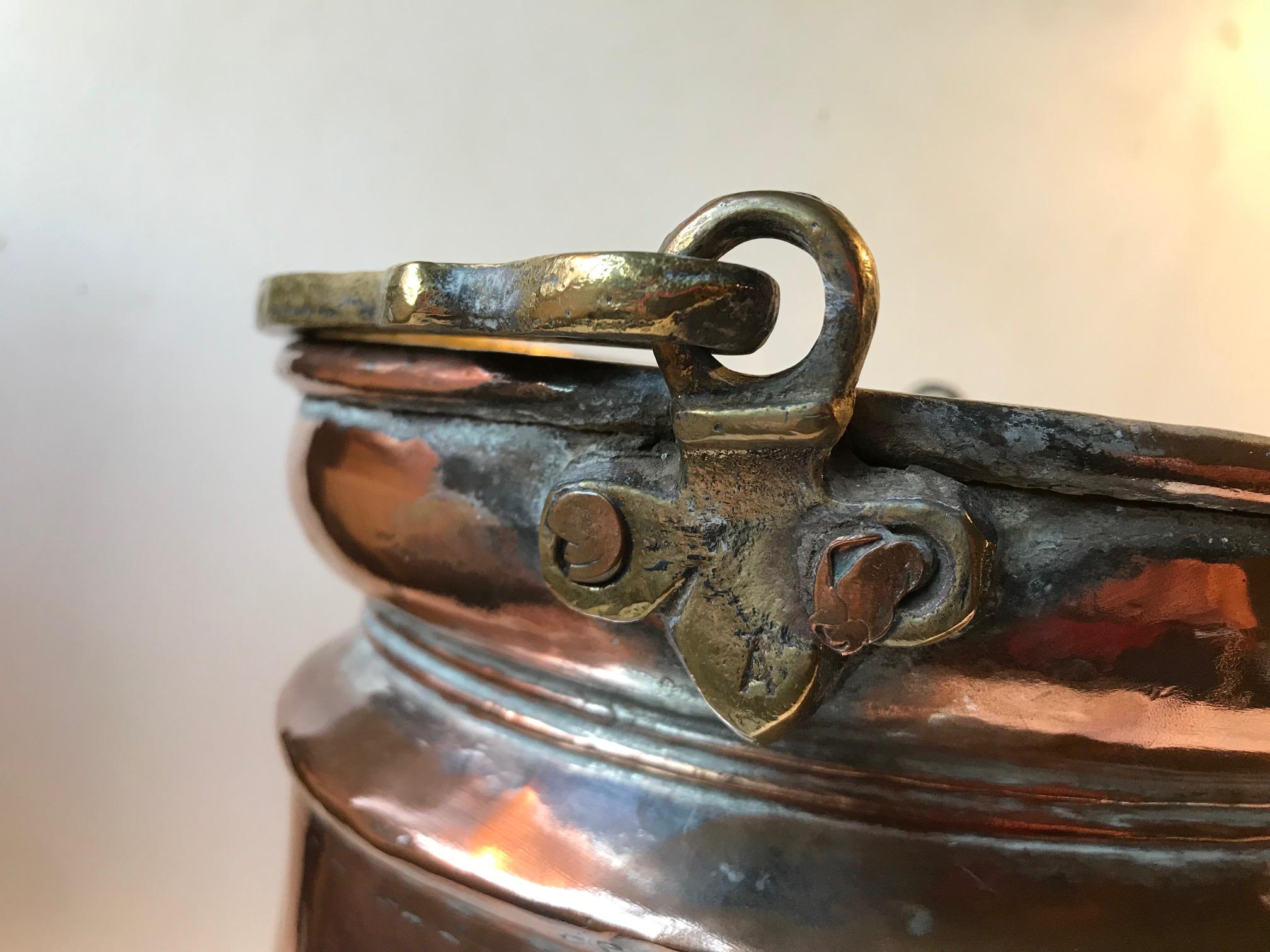 copper fireplace bucket