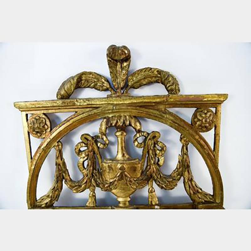 19th Century Gold Gilt Mirror In Good Condition In New Orleans, LA