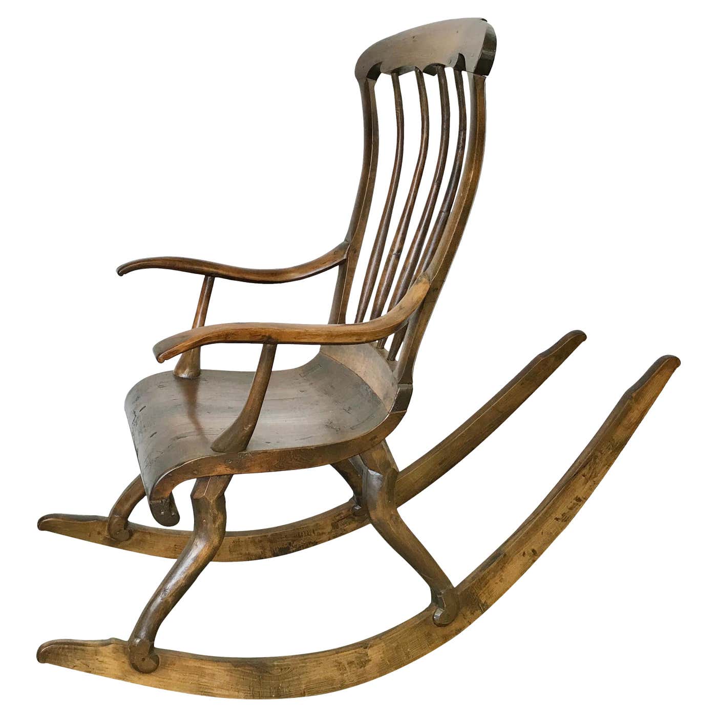 Antique Scandinavian Rocking Chair at 1stDibs | antique scandinavian ...