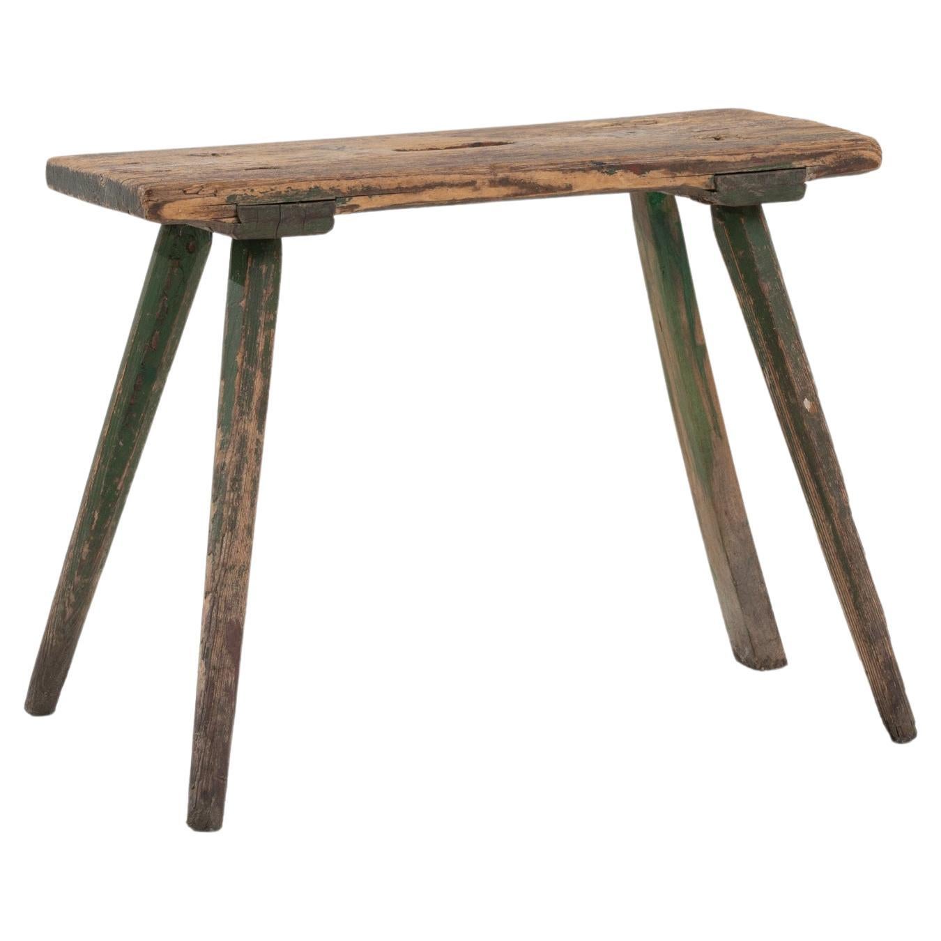 Antique Scandinavian Rustic Stool at 1stDibs