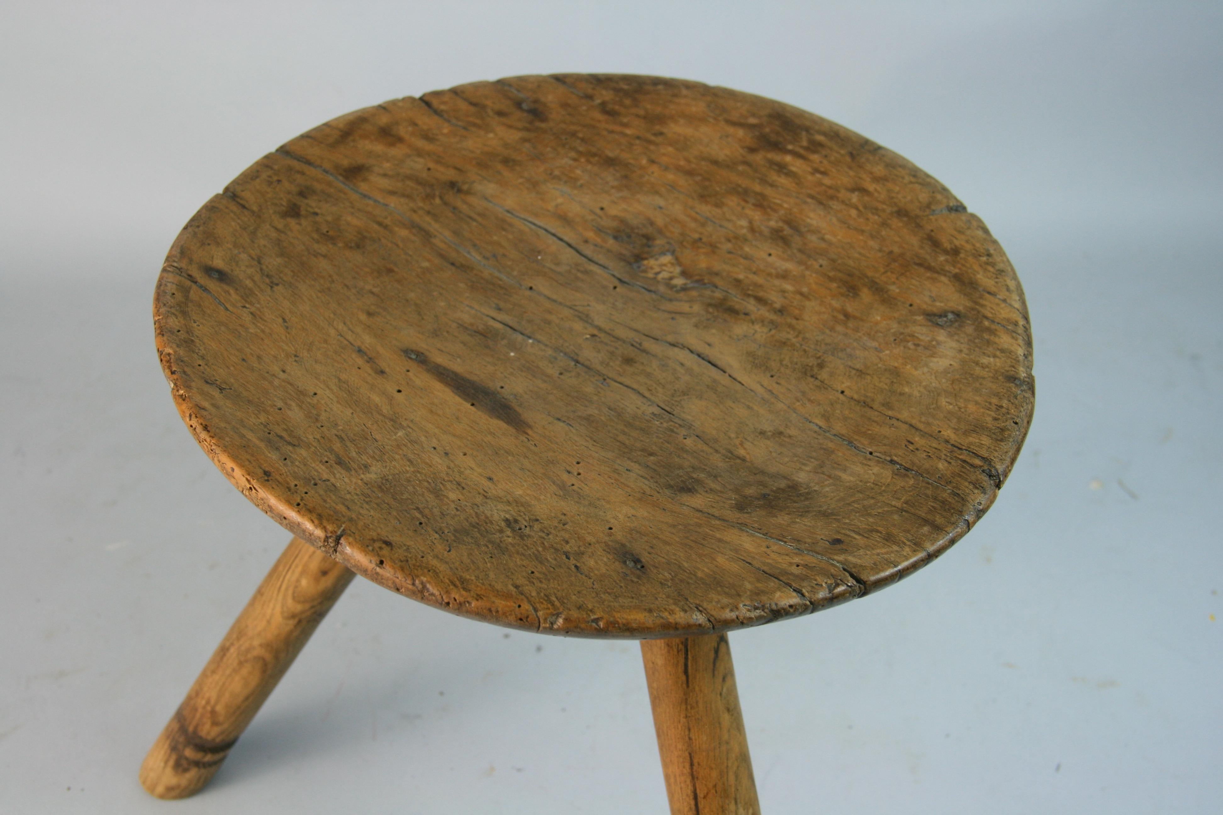 Antique Scandinavian Stool Late 19th Century For Sale 7