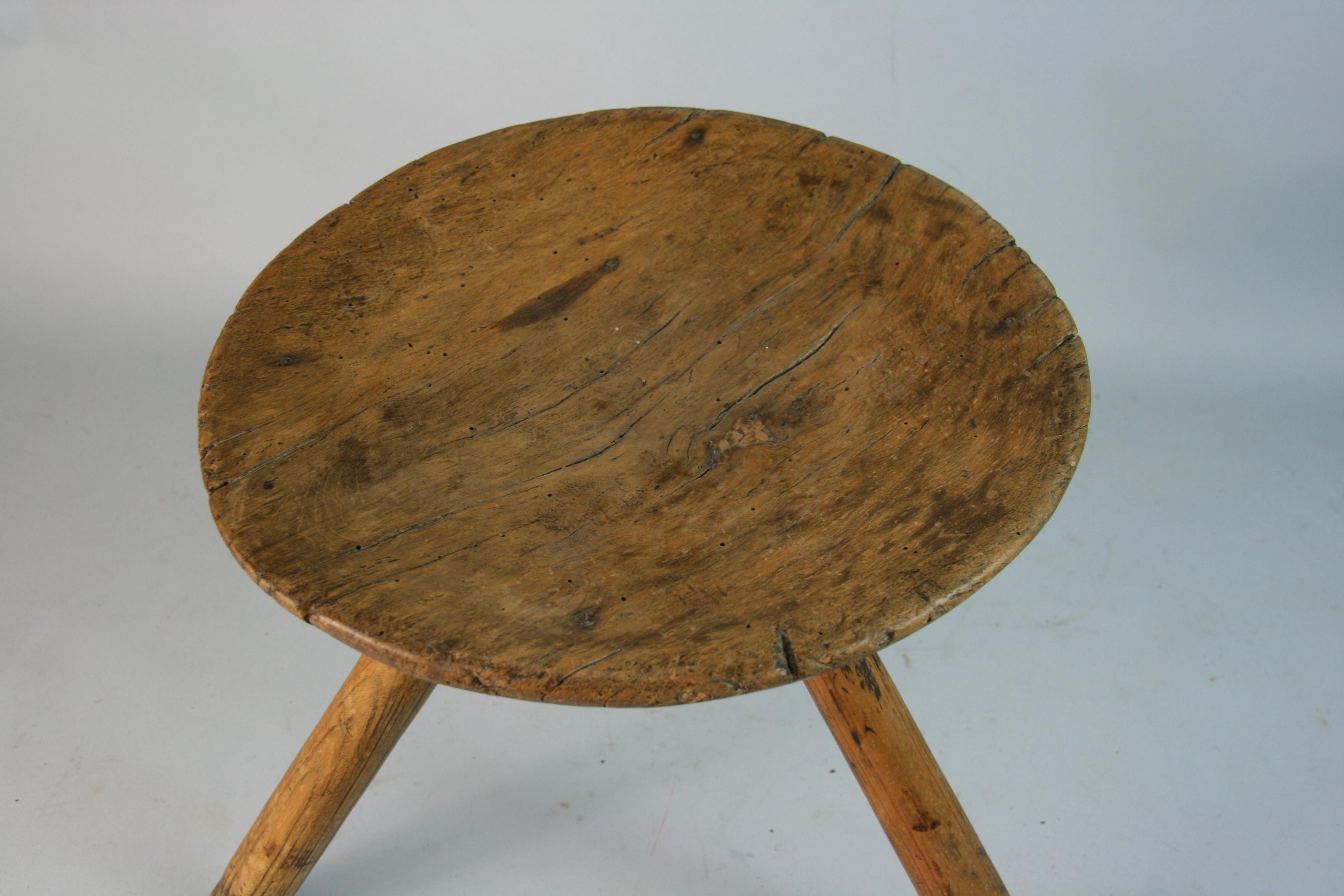Antique Scandinavian Stool Late 19th Century For Sale 3