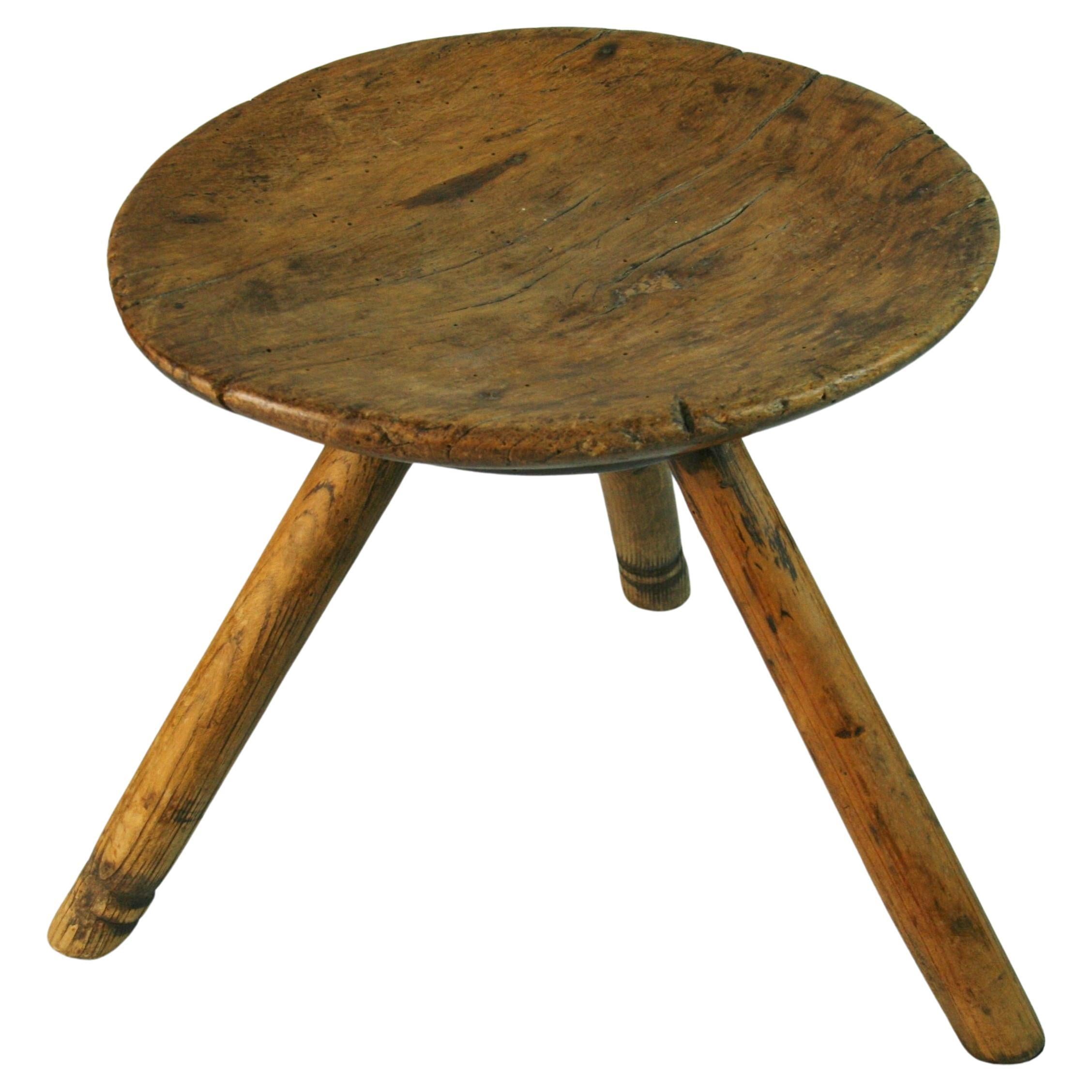 Antique Scandinavian Stool Late 19th Century For Sale