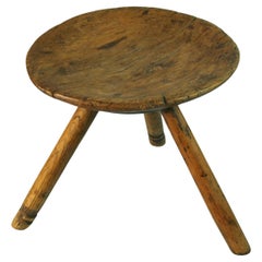 Antique Scandinavian Stool Late 19th Century