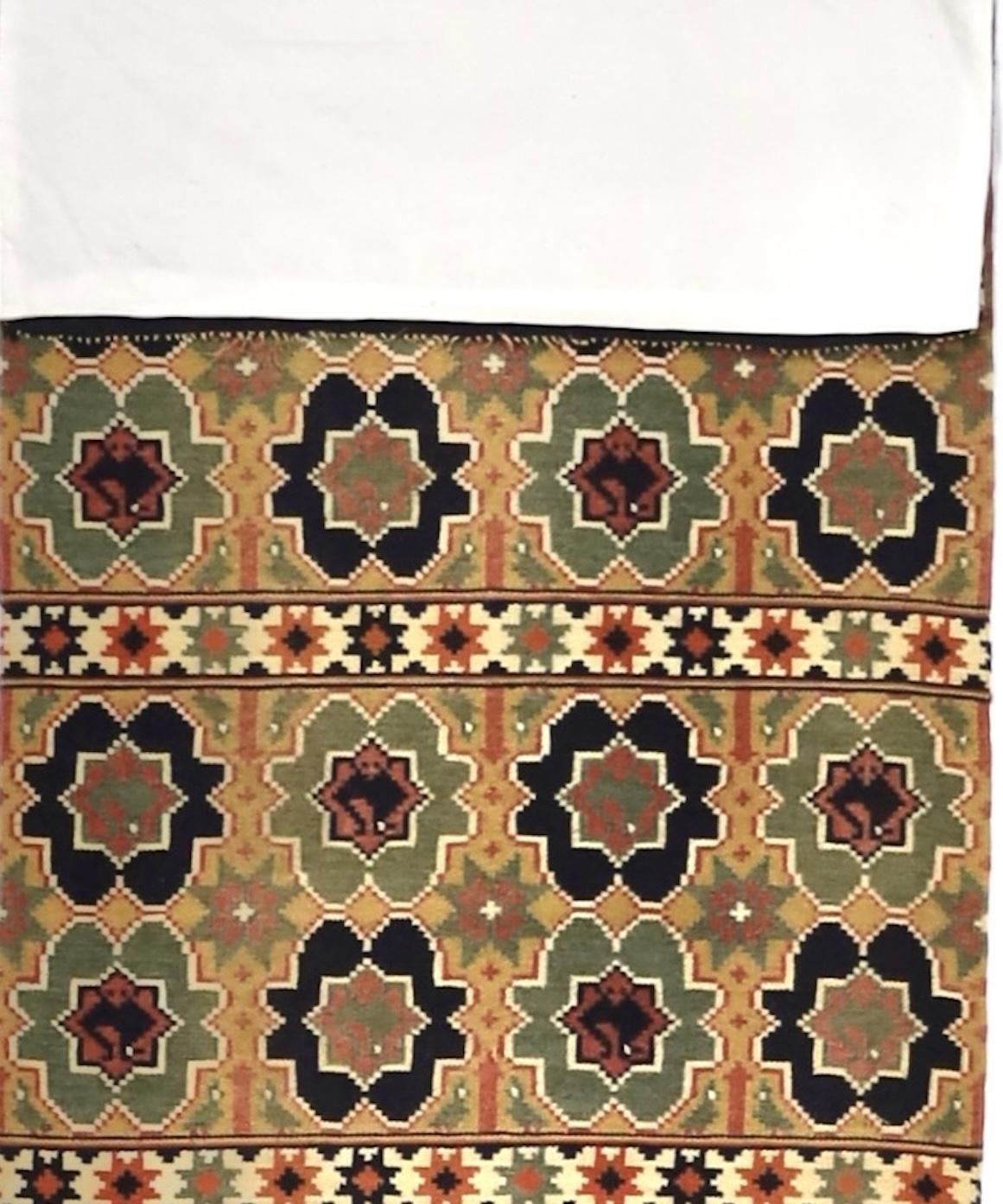 Antico Rug & Kilim tessile scandinavo 2'2