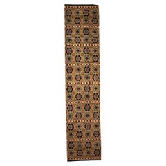 Antique Scandinavian Textile Kilim Rug 2’2” x 9’11”
